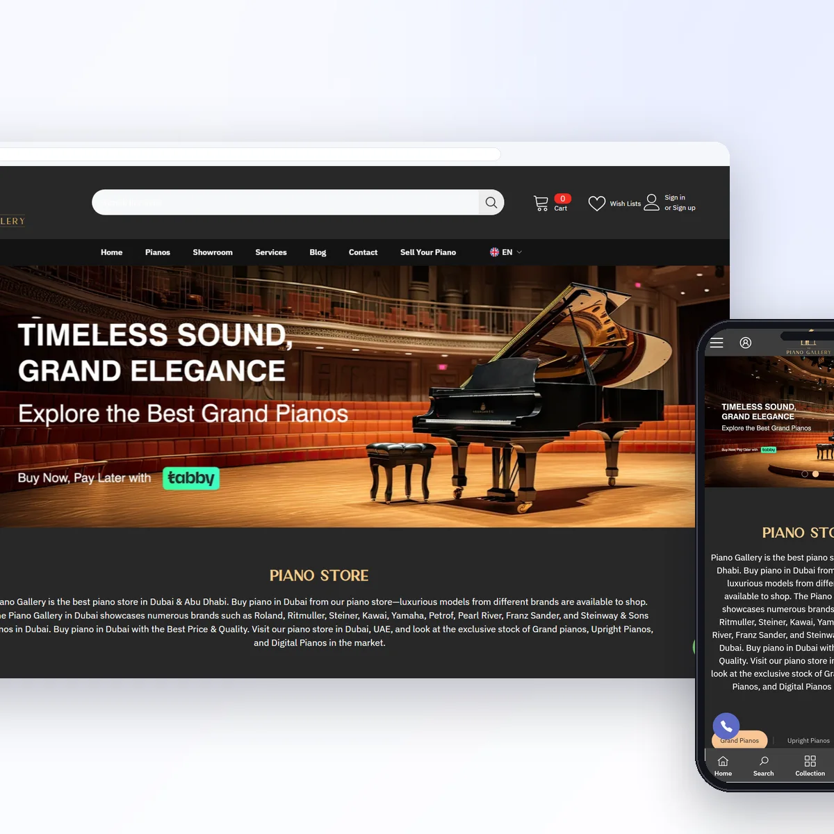 Piano Gallery – Piano Store